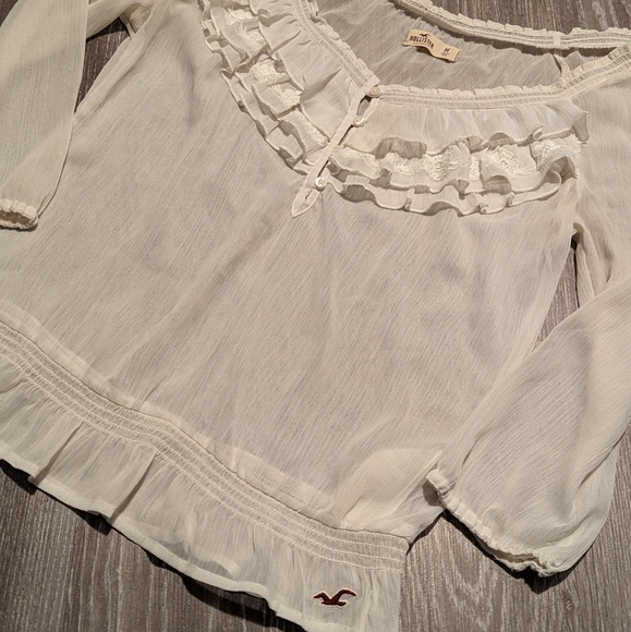 AMERICAN EAGLE | sheer blouse - Picture 1 of 6